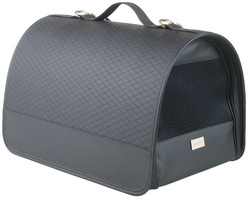 AMIPLAY New York Torba transporter kuferek psa kota yorka chihuahua czarna