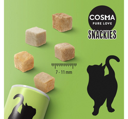COSMA Snackies KRÓLIK liofilizowany przysmak kota tuba z królikiem 24g
