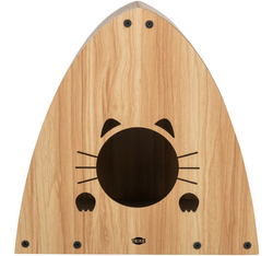 TRIXIE drewniany domek drapak tekturowy kartonowy budka legowisko kota 48cm