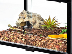 TRIXIE Zamek do terrarium drzwi przesuwnych przesuwanych szklanych 2 klucze