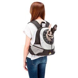 FERPLAST Kangoo Plecak torba transporter turystyczny psa kota szary do 8kg