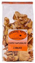 HERBAL PETS jabłko suszone chipsy dla królika kawii świnki gryzoni 100g