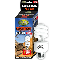 REPTILE NOVA Żarówka 13W UVB 15.0 EXTRASTRONG do terrarium pustynnego E27