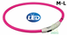 TRIXIE Obroża psa LED świecąca migająca do przycięcia USB różowa 45cm M-L