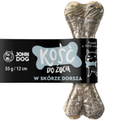 JOHN DOG Kość w Skórze Dorsza gryzak przysmak psa do żucia gryzienia 12 cm