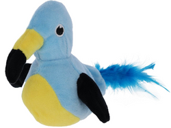 KERBL Ptaszek pluszowa zabawka kota interaktywna ruchoma ptak ćwierka rusza