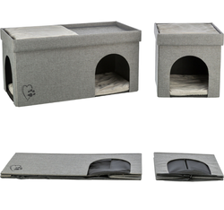 TRIXIE Piętrowa budka legowisko domek piętrowy składany pufa kota psa 76 cm