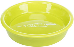 TRIXIE Miska ceramiczna na karmę królika kawii gryzoni niska płytka 200ml