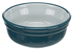 TRIXIE Miski ceramiczne na stojaku dla psa miska na wodę karmę 2x1,6 L