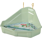 ZOLUX Cosy Toaleta kuweta narożna z kratką dla królika kawii świnki gryzoni