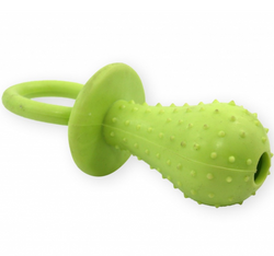 PET NOVA Smoczek miętowy z dzwonkiem gryzak zabawka dla psa guma TPR 14cm