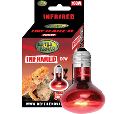 REPTILE NOVA INFRARED Żarówka grzewcza 100W poczerwień UVA do terrarium E27