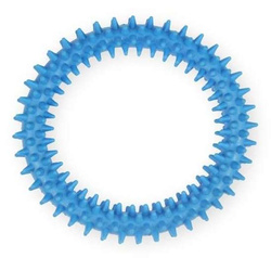 PET NOVA Ringo zabawka psa gryzak z wypustkami czyści zęby miętowe 12,5 cm