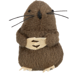 TRIXIE Krecik pluszowa piszcząca zabawka kret maskotka psa kota 5 cm