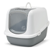SAVIC JUMBO Kuweta toaleta kota duża kryta z filtrem maine coona szara 58,5