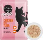 COSMA ASIA Kurczak z Tuńczykiem rybą w galarecie mokra karma dla kota 100g