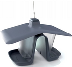 PROSPERPLAST Karmnik dla ptaków dzikich zimujących papugi Birdyfeed Double