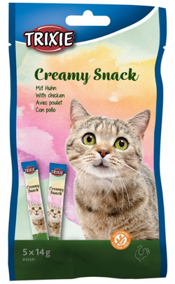 TRIXIE Creamy Snack krem sos pasta kremik przysmak kota kurczak tauryna 5