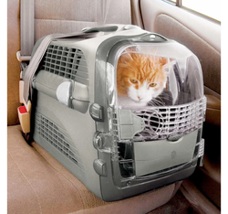 CATIT CABRIO transporter psa kota otwierany z góry do 11kg 51cm turkusowy