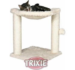 TRIXIE Drapak piętrowy legowisko kota do drapania zabawka beżowy 50x41x41cm