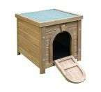 KERBL duży drewniany domek królika kawii świnki gryzoni fretki wodoodporny