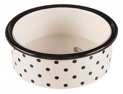 TRIXIE zestaw 2 x miska ceramiczna 0,3L + podkładka mata pod miski dla kota