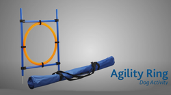 TRIXIE Obręcz koło tor przeszkód do skoków zabawka psa szkolenie agility