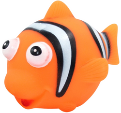 PET NOVA Rybka NEMO winylowa zabawka dla psa z dźwiękiem piszcząca 13,5 cm