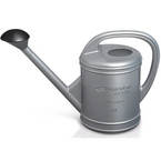 PROSPERPLAST Konewka do podlewania roślin kwiatów duży otwór srebrna 10 L