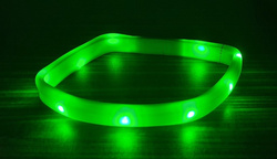 TRIXIE Obroża LED Flesh Light USB dla psa świecąca migająca 50 cm M-L