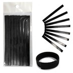 Opaska rzepowa zaciskowa taśma organizer kabli rzep dwustronny 12 cm 8 szt.