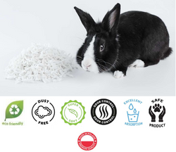 Mr. White PURE wiórki celulozowe ściółka podłoże królika jeża gryzoni 1,5kg