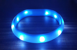 TRIXIE Obroża LED Flesh Light USB dla psa świecąca migająca 50 cm M-L