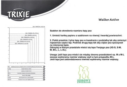 TRIXIE Walker Active Buty psa ochronne z protektorem oddychające 2 szt. M