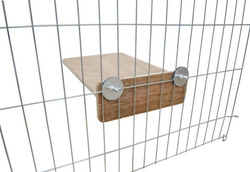 KERBL półka piętro przykręcane klatki królika kawii szczura gryzoni 30x20cm