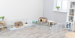 TRIXIE Kojec z podłogą wybieg klatka świnki kawii królika jeża 140x70 mata