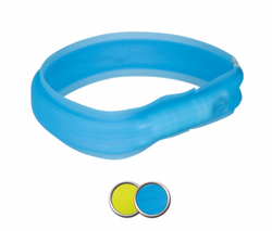 TRIXIE Obroża LED Flesh Light USB dla psa świecąca migająca 50 cm M-L