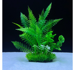 AQUA NATURA Roślina sztuczna ozdoba dekoracja akwarium terrarium peperomia