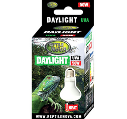 REPTILE NOVA Żarówka 50W UVA DAYLIGHT grzewcza dzienna do terrarium E27