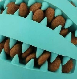 PET NOVA Piłka rugby miętowa zabawka na przysmaki psa czyści zęby 11,5 cm