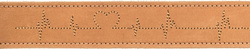 TRIXIE Rustic Heartbeat Obroża psa skórzana ze skóry brązowa 38–47cm/4cm M