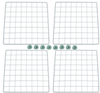 ZOLUX ścianki kratki metalowe panele do rozbudowy kojca NEOLIFE 35x35 4 szt