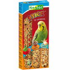 NESTOR Kolba 3 szt. ptaków papug papugi falistej z miodem jabłkiem muszlami