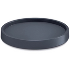 PROSPERPLAST Podstawka pod doniczkę na kółkach okrągła czarna 44,6 cm