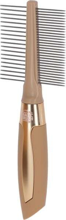 MAGIC BRUSH Fur Comb Grzebień dwustronny do czesania psa kota złoty
