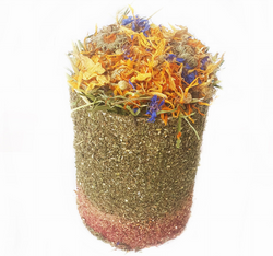  FACTORYHERBS Tunel zabawka przysmak królika gryzoni warzywa zioła 15cm