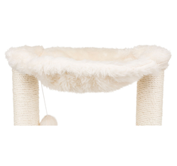 TRIXIE Drapak piętrowy legowisko kota do drapania zabawka beżowy 50x41x41cm