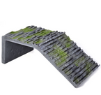 TERRA NATURA Stare kamienne schody podest do akwarium terrarium żółwia 21cm