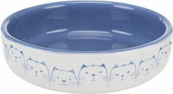 TRIXIE Miska ceramiczna na karmę wodę kota kociąt persa niska płytka 300ml