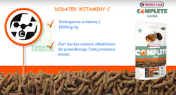 Versele Laga Cavia Complete karma pokarm jedzenie dla kawii świnki 3 kg 